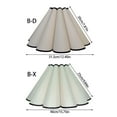 thumbnail image 5 of Petal Fabric Lampshade Wall Light Cover Table Light Shade Flower Shaped Decorative Lighting Accessories, 5 of 6