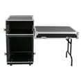 thumbnail image 6 of 12U Sound Box 12U PA Rack/Road Case Top DJ Table Top 2 Layers Studio W/ Casters, 6 of 17