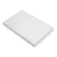 thumbnail image 1 of Insertos para planificador de carpetas de 6 anillas A5 - 8 1/4 x 5 5/8 "" - Hojas sueltas en blanco de color crema grueso Recambios de papel A5 compatibles con Filofax 6 orificios 100 hojas 200 página, 1 of 4