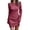 A, variant on Long Sleeve Dress for Women Fall Long Sleeve Loose Fit Solid Color Pullover Sweater Dresses,A XL