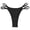 Z-Black62, variant on JIAYUE Womens Swimwear Beach Vacation Brazilian High Leg Bikini Thong With Strap Summer Bathing Suit Solid Color Stylish Swim Bottoms