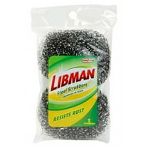 Libman Heavy-Duty Wire Mesh Sponges & Woven Scrubbers (2-Pack) #63