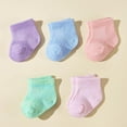 thumbnail image 5 of Baby Socks Toddler Ankle Cotton Socks 10 Pairs for Infants Kids Boys Girls 0-1/1-2/2-3 Years Old, 5 of 7