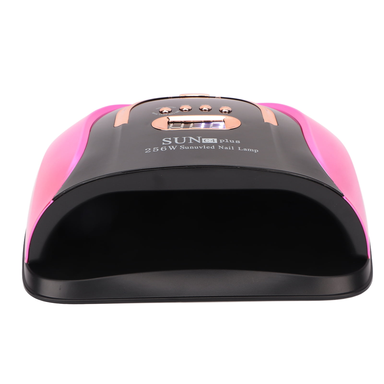 BOKYAN Professional UV Gel Nail Lamp 256W High Power 57pcs Lamp Chips 4 Timers Fast Curing Portable Handle Purple Red Nail Art Tool US Plug 9.05 inches / 23 cm for Salon and Home Use