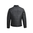 thumbnail image 3 of BLUE WELLFORD Dustin Black Leather Jacket Men's Biker Style with Zipped Cuffs Inside Pockets and Front Zip Closure, 3 of 3