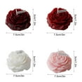 thumbnail image 6 of 4 Pcs Low Temperature Candles Red Rose Flower Shaped Scented Candles, Adult Low Heat Romantic Wax Play Candles for Lovers Couples Date Night, 6 of 9