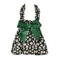 thumbnail image 6 of Dog Dress - Comfortable Soft - Eye-catching Cotton - Floral Pattern - Pet Dog Bowknot Halter Dress - Pet Supplies, 6 of 8