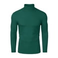 thumbnail image 1 of INSPIRE CHIC Chandail à Col Roulé pour Homme à Manches Longues Extensible Coupe Ajustée, 1 of 7