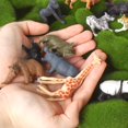 thumbnail image 3 of Lomimos 12 Piezas Mini Figura De Animal Salvaje Juguete Realista Figuras De Animales De Safari Modelo Decoración De Pastel Para Niños Cumpleaños Navidad Fiesta De Aprendizaje Educativo, 3 of 5