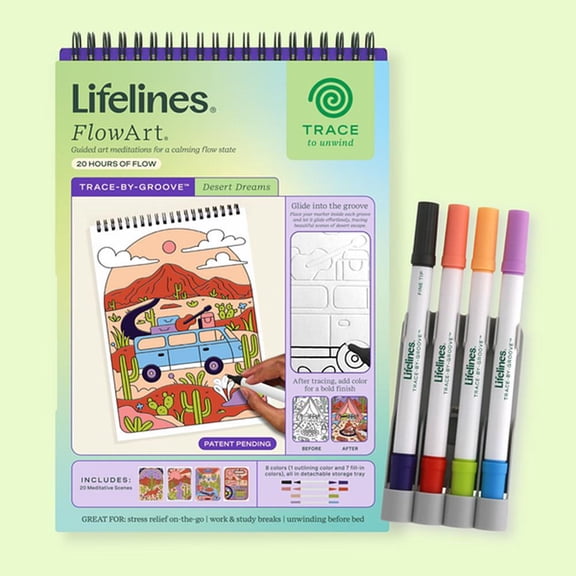 Lifelines Llc-Mcmanemin FlowArt Trace-By-Groove Desert Dreams