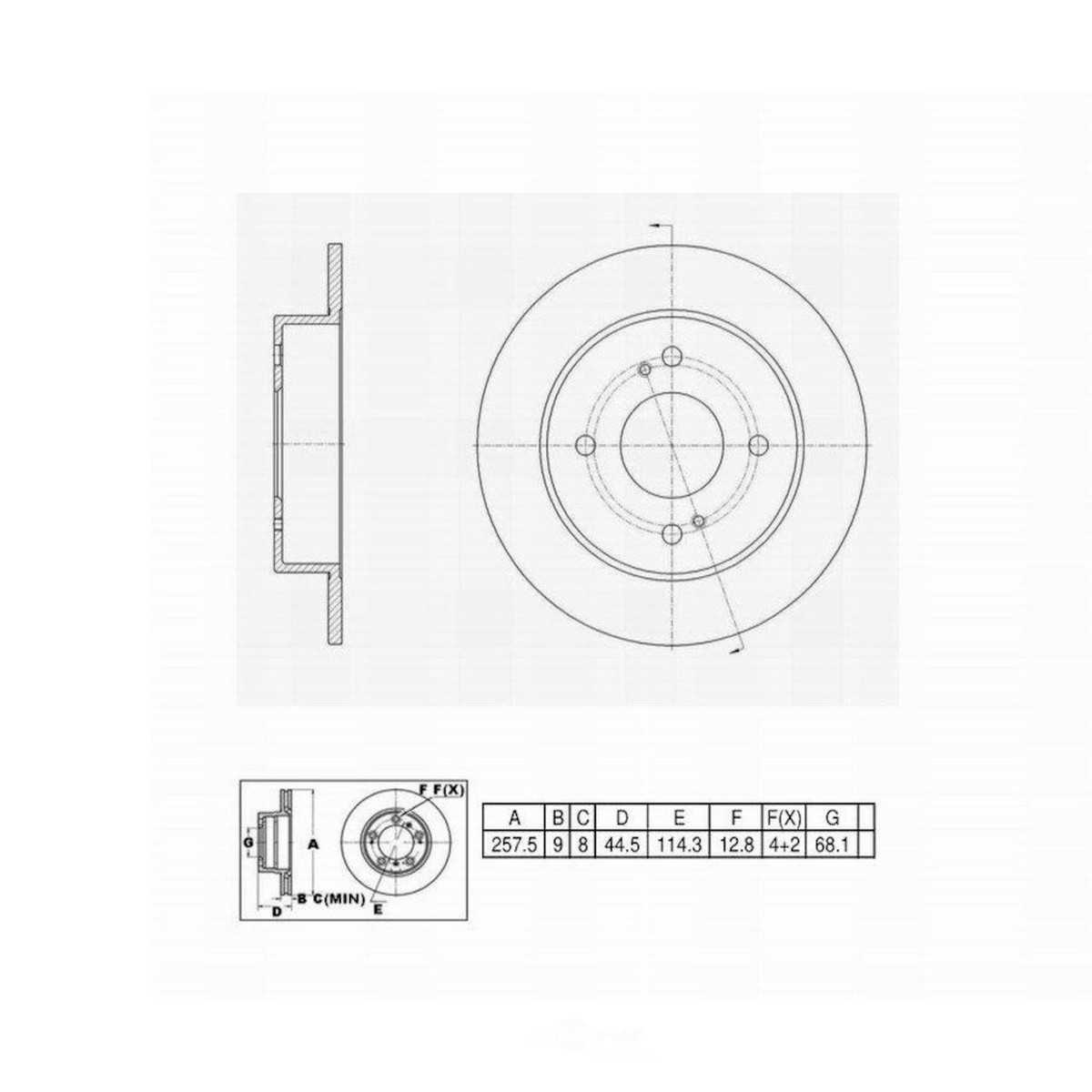 Winhere 661127 WBPI Standard Replacement-Painted