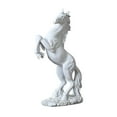 thumbnail image 2 of YWMJZEU Horse Statue Home Decoration Sculpture Resin Modern Decorative Figure White, 2 of 9