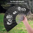 thumbnail image 3 of Abanico de Kung Fu, Abanico de Rendimiento de Abrenamiento de Práctica de Danza de Kung Fu de Artes Marciales de Tai Chi de Acero inoxidable, 3 of 7