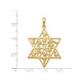 thumbnail image 3 of Pendentif Étoile de David en Or Jaune 14K avec Chaîne, 3 of 5