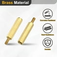 thumbnail image 3 of Uxcell 25 Pack Male to Female Thread Spacer Screws, M2.5 x 20mm + 6mm Brass Hex Standoff Screws PCB Motherboard for Drone Quadcopter, Computer and Circuit Board, 3 of 6
