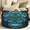 Multicolor 4, variant on Jiaoprinted Ocean Starfish Seashell Large Round Collapsible Storage Basket, 65L Fabric Storage Organizer Bin with Handles for Blankets Linens Clothes, 19.4" x 13.3" Coastal Beach
