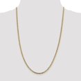 thumbnail image 3 of Auriga 14k Tri-Color Gold 2.75mm Valentino Chain Necklace for Women 16", 3 of 7