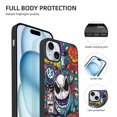 thumbnail image 4 of Funny Cartoon Anime Nightmare Before Christmas (4) Phone Case Compatible with iPhone 15 Case Dual camera TPU Protective Cover Gift For IP15 Plus-6.7in, 4 of 6