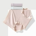 thumbnail image 3 of Annhoo Seamless Underwear for Women Plus Size High Waisted No Show Briefs Comfort Breathable Full Coverage Panties, 3 of 7