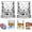 SET A, variant on Spinning Crystal Whiskey Glasses Set of 2, 360 Rotating with LED-Lit Crystal Base, Heavy Base Old Fashioned Glass Tumbler for Bourbon & Scotch, Gift for Men, Dad, Husband (SET E)