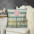 thumbnail image 2 of SHANXI Throw Pillow Covers Stripes Home Decor for Couch 18x18in, 2 of 5