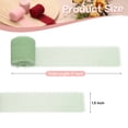 thumbnail image 2 of Uxcell 1 rollo de cinta de gasa de 1.5 pulgadas x 5 yardas para decoración de bodas y manualidades, verde claro, 2 of 5