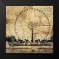 thumbnail image 2 of Grey, Jace 20x20 Black Modern Framed Museum Art Print Titled - London 3-2, 2 of 5