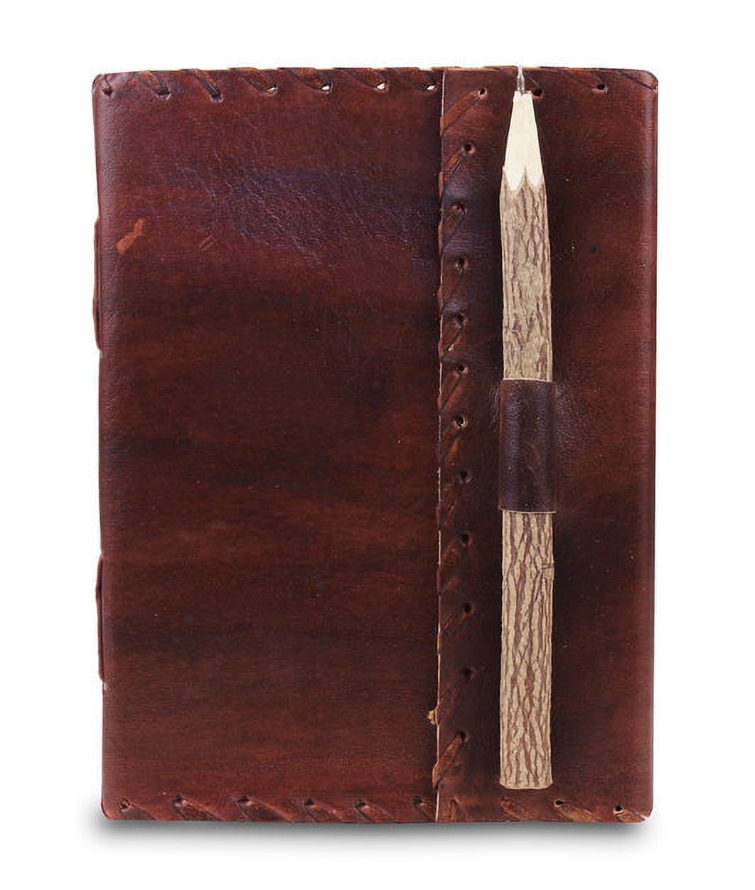 Leather Journal Paper with Vintage Pen Handmade Leather Journal/Writing Notebook Diary/Bound Daily Notepad for Men & Women, Writing pad Gift for Artist, Sketch