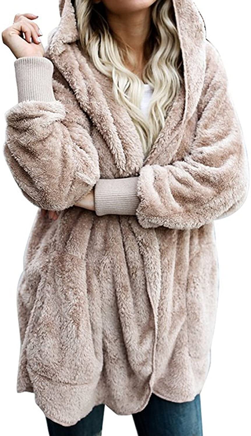 fuzzy cardigan with hood