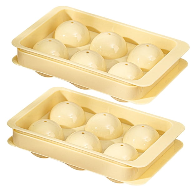 Moldes Cuadrados de Hielo Grandes, Molde Cuadrado de Hielo de Whisky de 2 Pulgadas Que Ahorra Espacio, Bandeja de Hielo Cuadrada de Color Caqui Redonda Sin Fugas