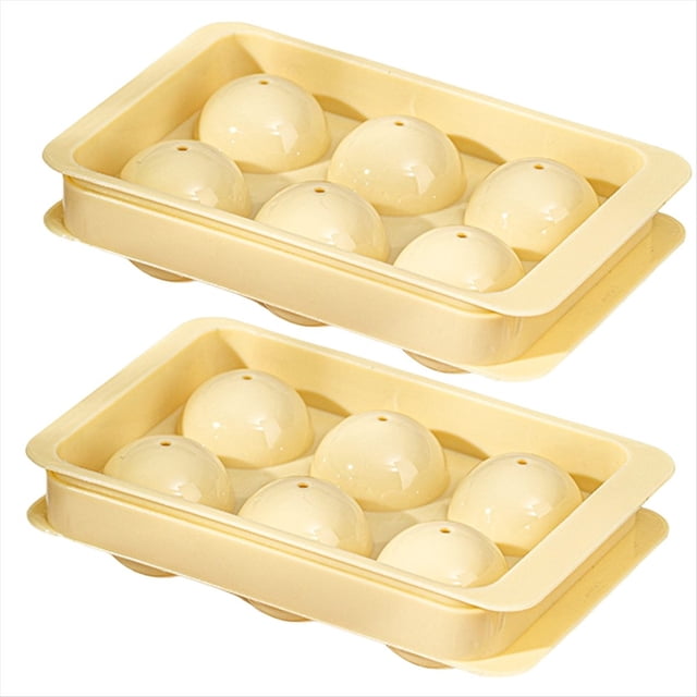 Moldes Cuadrados de Hielo Grandes, Molde Cuadrado de Hielo de Whisky de 2 Pulgadas Que Ahorra Espacio, Bandeja de Hielo Cuadrada de Color Caqui Redonda Sin Fugas