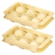 thumbnail image 1 of Moldes Cuadrados de Hielo Grandes, Molde Cuadrado de Hielo de Whisky de 2 Pulgadas Que Ahorra Espacio, Bandeja de Hielo Cuadrada de Color Caqui Redonda Sin Fugas, 1 of 5