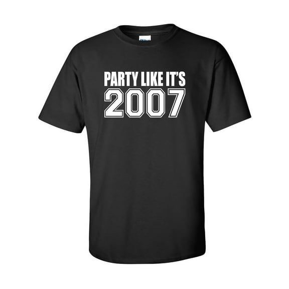 Party Like It's 2007 Adult Short Sleeve T-shirt