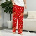 thumbnail image 5 of Halloween Christmas Pajama Pants Women Men Fuzzy Flannel Pjs Pants Pajama Bottom Couples Lounge Costume Gifts, 5 of 6