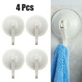 thumbnail image 1 of 4 PCS Strong Suction Cup Hooks Heavy Duty Tile Sash Glass Bathroom Hanger, 1 of 5