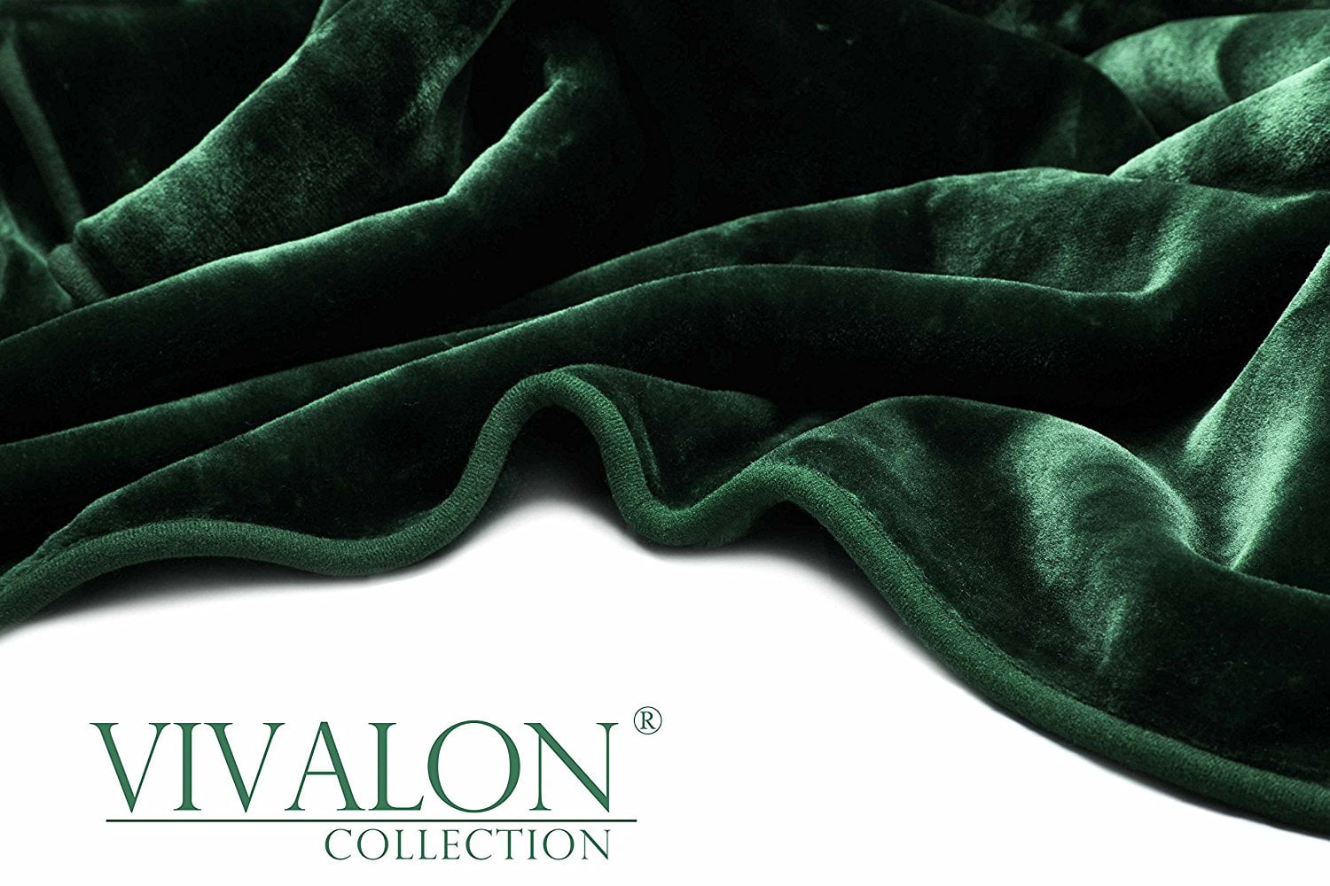 Vivalon Ultra Soft Korean Mink Blanket King Hunter Green Walmartcom Walmartcom