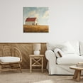 thumbnail image 3 of Stupell Industries Barren Farmland Barn Landscape & Nature Painting Wrapped Canvas Art Print Wall Art, 30 x 30, 3 of 8