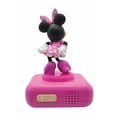 thumbnail image 2 of Reloj despertador con luz nocturna LexiBook Disney Minnie RL800MN, color rosa, 2 of 6