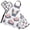 Cartoon French Bulldog Face, variant on Colorful Tropical Palm Leaves 5 Pcs Kitchen Set Heat Resistant Oven Mitts and Non-Slip Pot Holders with Adjustable Cooking Apron