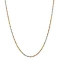 thumbnail image 6 of 14K Tri-Color Gold 2.9mm Diamond Cut Rope Chain 20 IN, 6 of 6