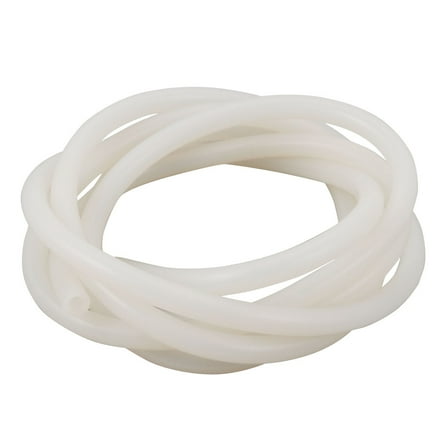 4mm x 8mm High Temperature Resistant Flexible Silicone Tube Pipe 2 Meters Long