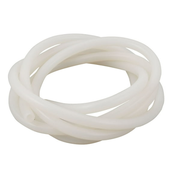 4mm x 8mm High Temperature Resistant Flexible Silicone Tube Pipe 2 Meters Long