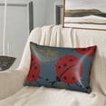 thumbnail image 5 of Silk Pillow Case for Hair And Skin Queen - Ladybug Cooling Sleep Throw Pillow Covers Standard Size 20x30in, comfort Satin Pillowcase with Zipper for Women Men, 5 of 7