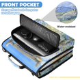 thumbnail image 6 of Meadow Welcome Printed Zipper Binder with Handle&Shoulder Strap 2 inch 3 Ring 500+300 Sheet Capacity File Folder Organizer, 6 of 8