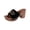 Black, variant on Clearence Women’s Single Strap Slide Sandals Summer Open-Toe Beach Shoes with Thick Platform Sole Lightweight Cushioned Footbed Non-Slip Traction Comfortable Casual Footwear