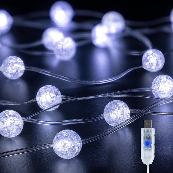 Cadena de luces BEEWIN Upgrade de 3 m, 30 LED USB, 8 modos, resistente al agua