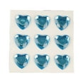 thumbnail image 4 of 10 Sheets Rhinestone Stickers Children Hand Acrylic Decals Three-dimensional Student DIY Love Heart Crafts Label Table Party Water Blue, 4 of 8