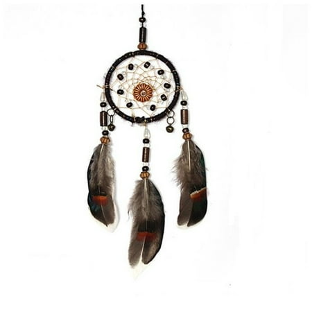 

ECHOYY Handmade Ethnic Dream- Catcher Handmade Feather Bedroom Living Room Car
