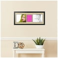 thumbnail image 2 of ArtToFrames Collage Photo Picture Frame with 1 - 5x7 and 2 - 8x10" Openings, Framed in Black with Green Whisper and Black Mats (CDM-3926-306), 2 of 8