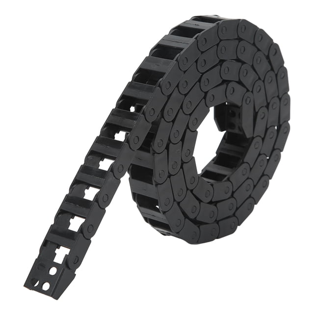 Cadena de arrastre flexible, cadena de arrastre de cable Accesorio de máquina herramienta CNC de nailon Cadena de arrastre de cable construida para durar